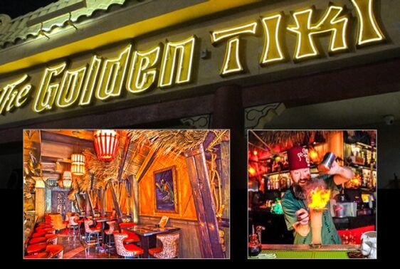 The Golden Tiki entrance